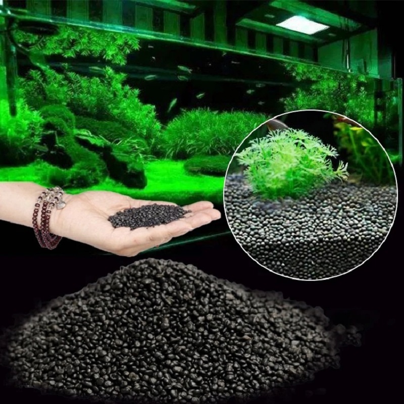 Aquarium Planted Seeds - 水槽水草泥植物種子土壌水槽底砂栄養土壌黒泥水草水槽底土壌肥料