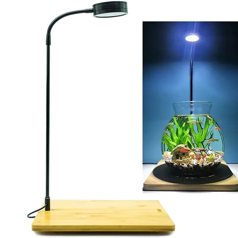 Planted Aquarium Hours - 水槽、ベタ、鉢植え、多肉植物、ミニチュア風景用のフルスペクトルLEDライトボード