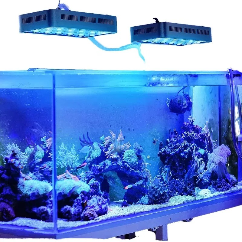 Planted Aquarium Models - 165W調光可能WiFiアプリ制御水槽LEDライト、サンゴ礁水槽用、3チャンネル5モード搭載、水草水槽にも対応
