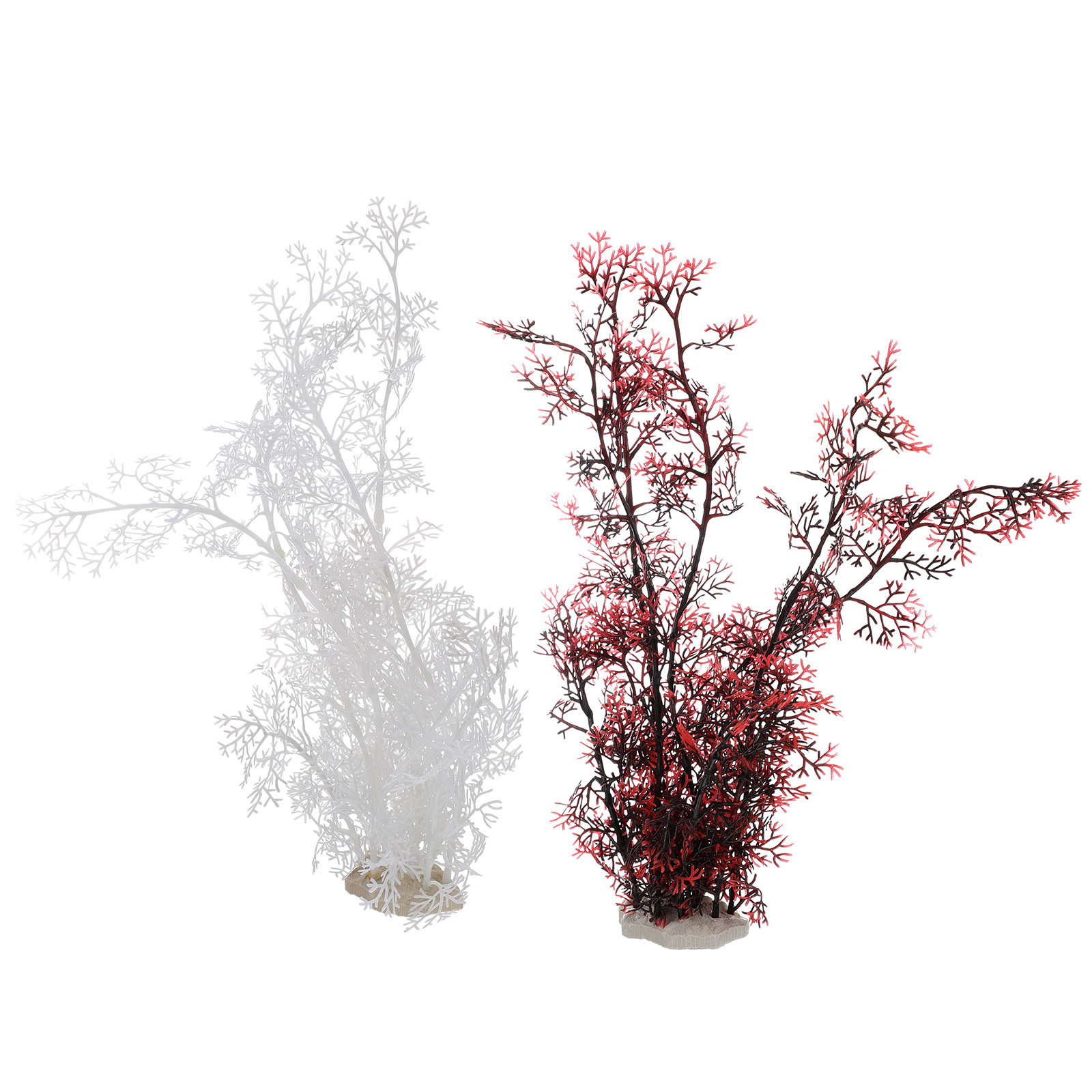 Planted Aquarium Models - 2個入りシミュレーション水生植物装飾、水槽用草飾り、リアルなモデリング、鮮やかな外観、水槽用景観装飾