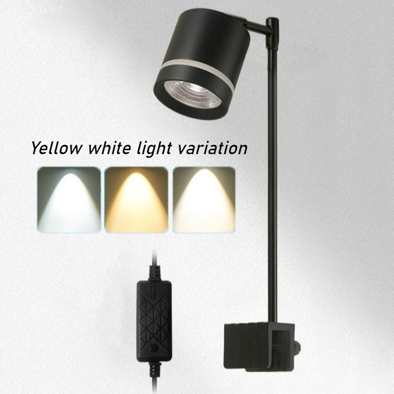 Aquarium Plant Light Spectrum - クリップオン水槽ライト フルスペクトルライト 変化する水族館ランプ 回転可能な水生植物ランプ 魚鉢装飾ライト