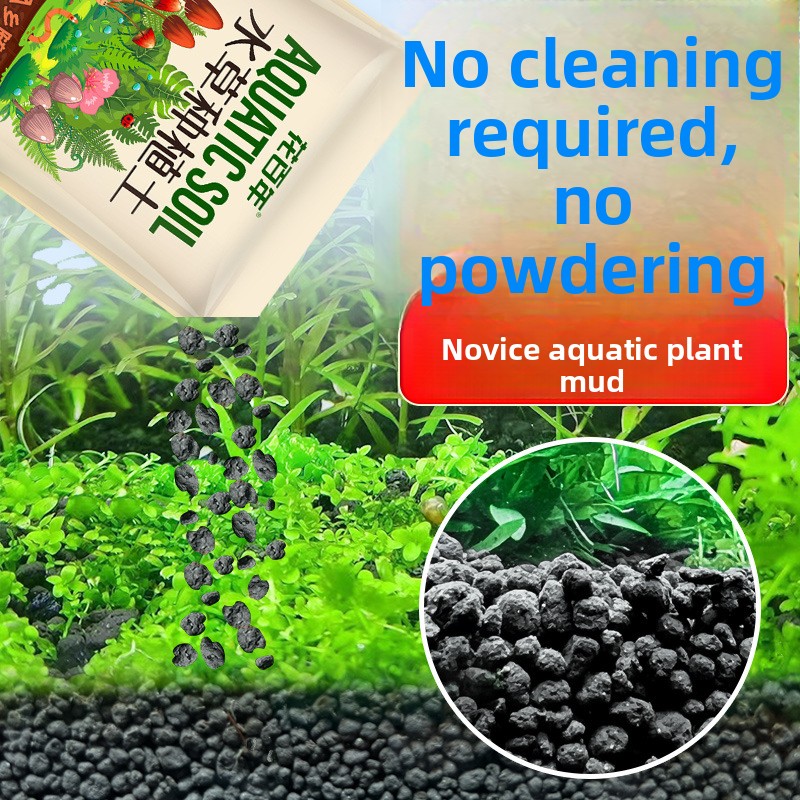 Planted Aquarium With Gravel - 水槽用土壌基質 - 色褪せない水草水槽用粘土砂利 - エビとナノ水槽に最適