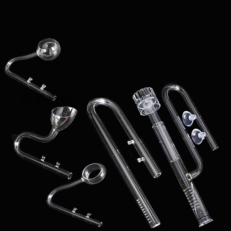 Planted Aquarium Ada - スキマーガラスリリーパイプスピンサーフェスインフローアウトフロー13/17mm水槽水草タンクフィルターADA品質フィッシュタンクフィルター