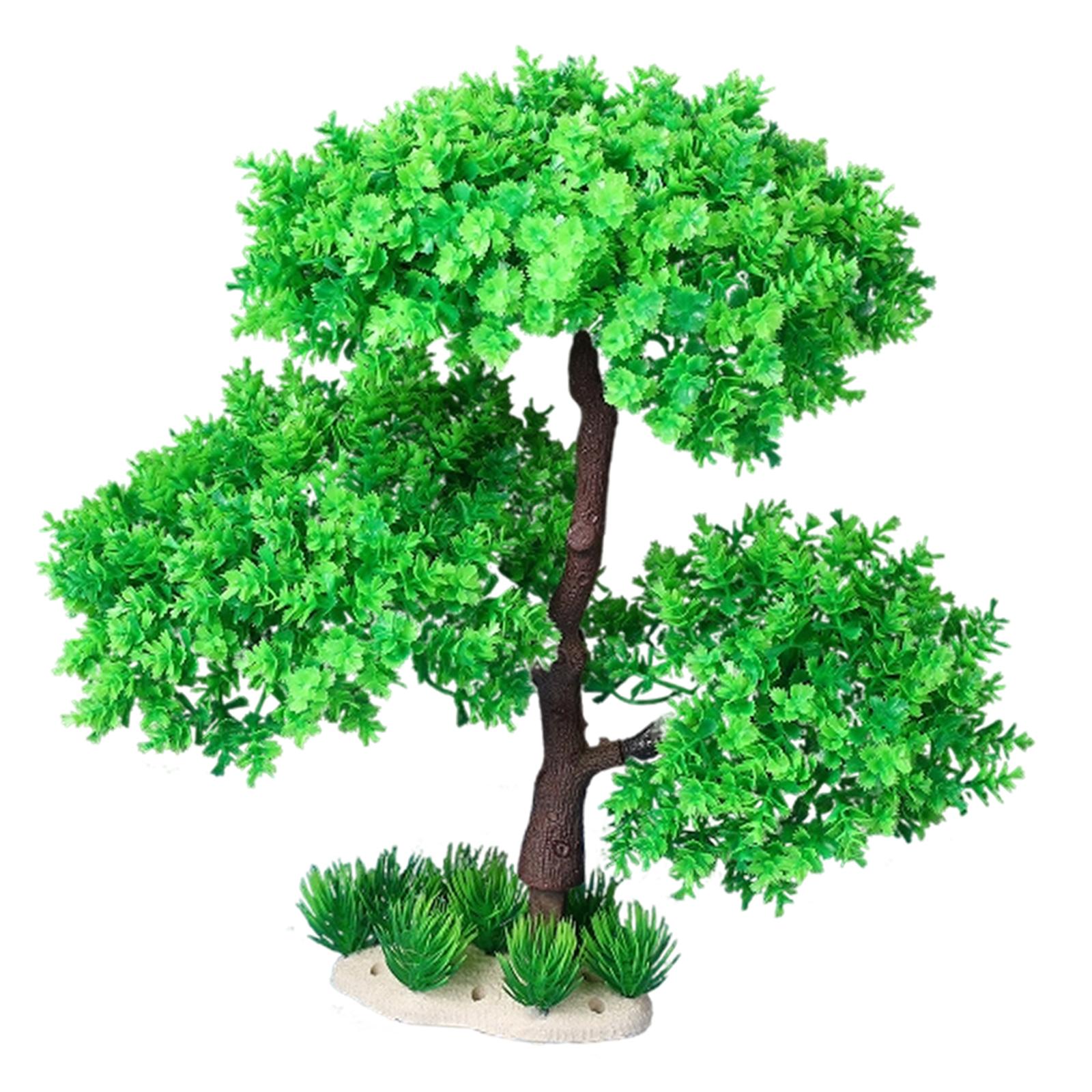 Planted Aquarium Models - 淡水水槽用植物 隠れ家アクセサリー リアルな水中植物 ランドスケープツリー 人工ツリー 盆栽モデル