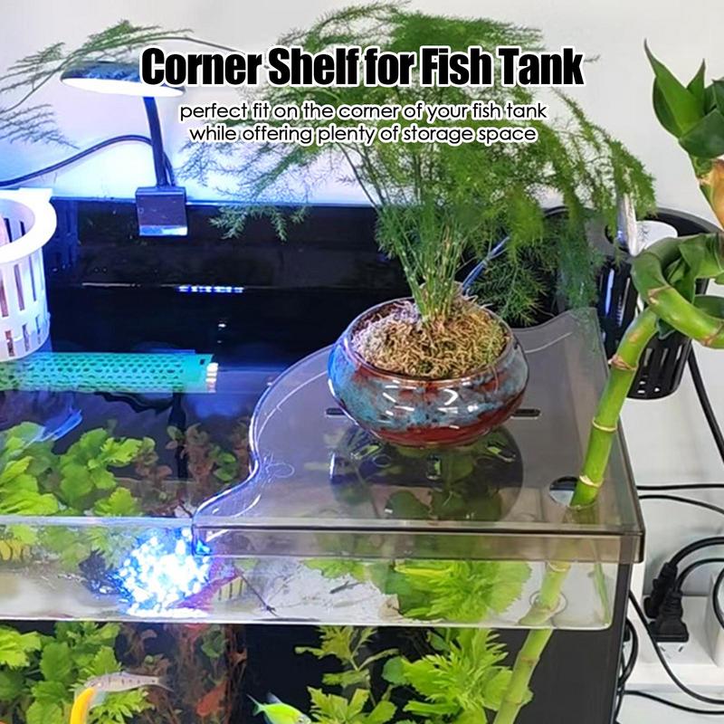 Aquarium Planted Seeds - 水槽コーナー棚サンゴフラグラックアクリル水槽水族館組織収納スタンド棚水族館風景用