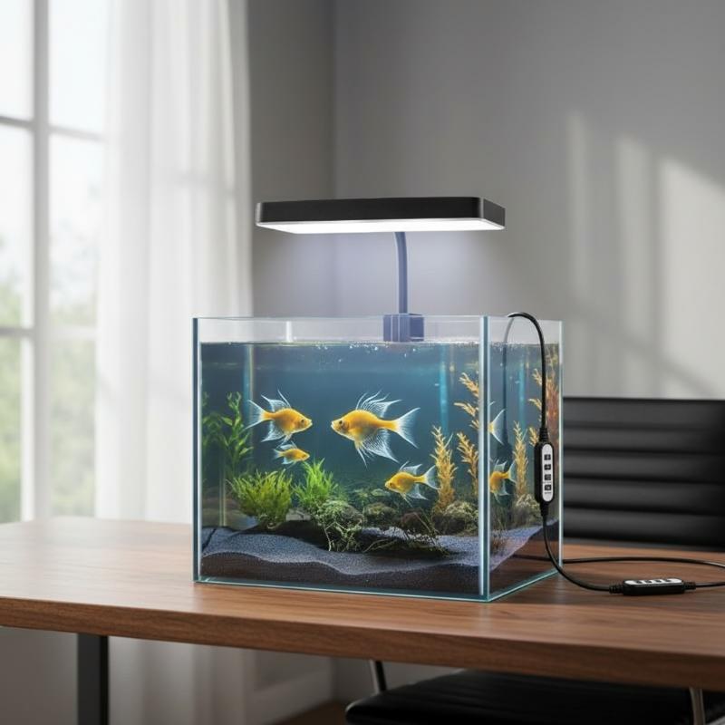 LED防水水槽ライト 360度調整可能角度 タイマー付きサイ - Aquarium Plant Light Spectrum のレビューと価格