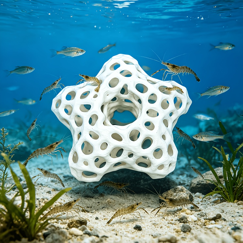 中空五芒星型水槽飾り 3Dプリント製 ウォーターシュリンプ繁 - Planted Aquarium Without Fish のレビューと価格