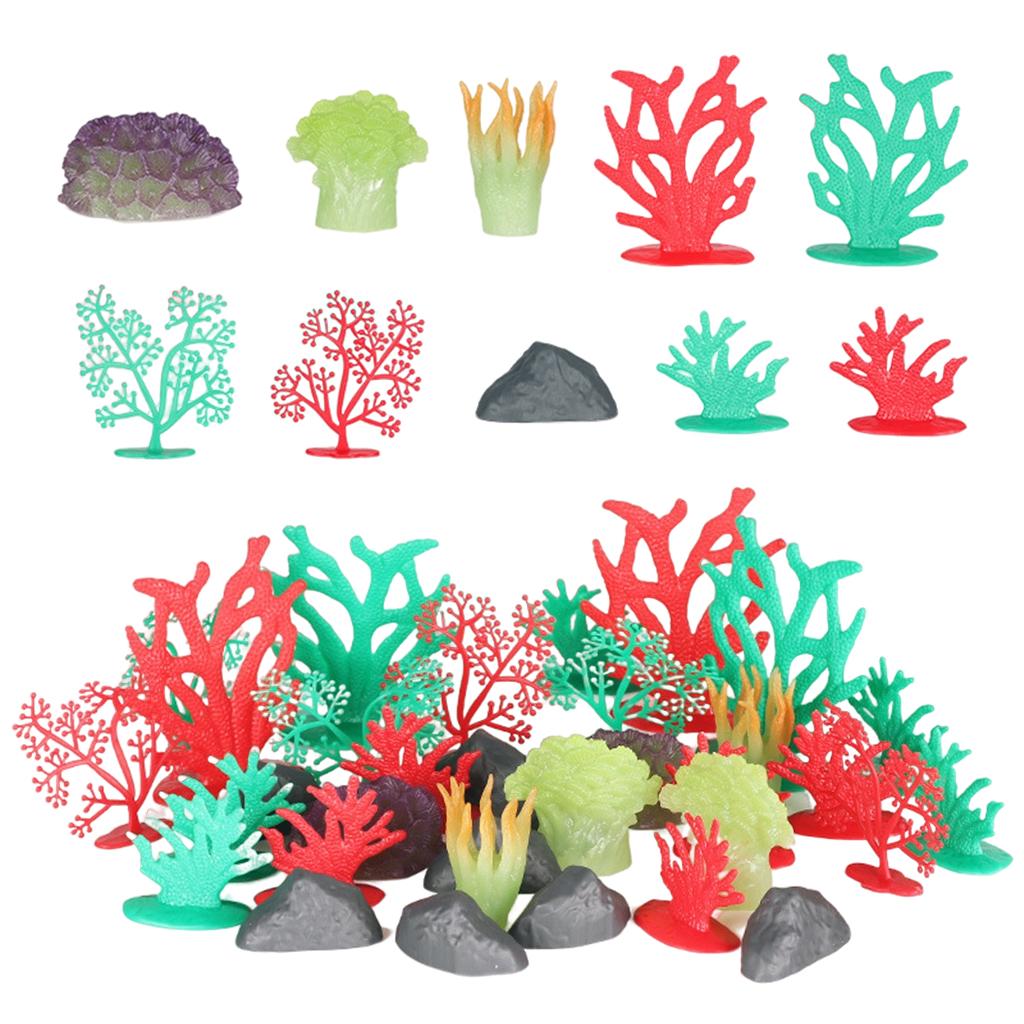32個セット 水族館用シミュレーション海洋植物サンゴモデル装 - Planted Aquarium Models のレビューと価格