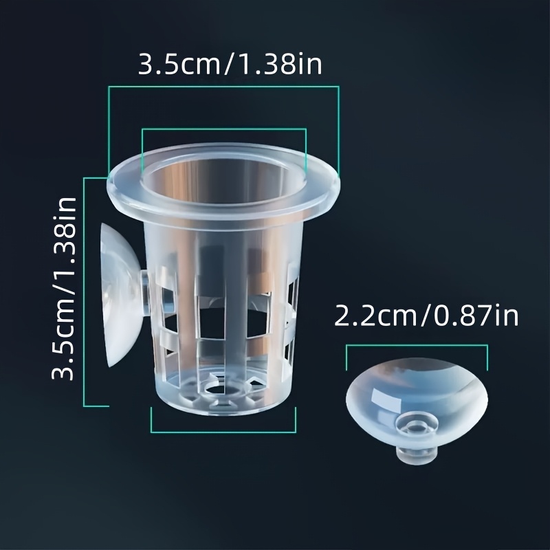 淡水水槽植栽用の水耕栽培ネットポット、吸盤ベース、土を使わな - Aquarium Planted Seeds のレビューと価格