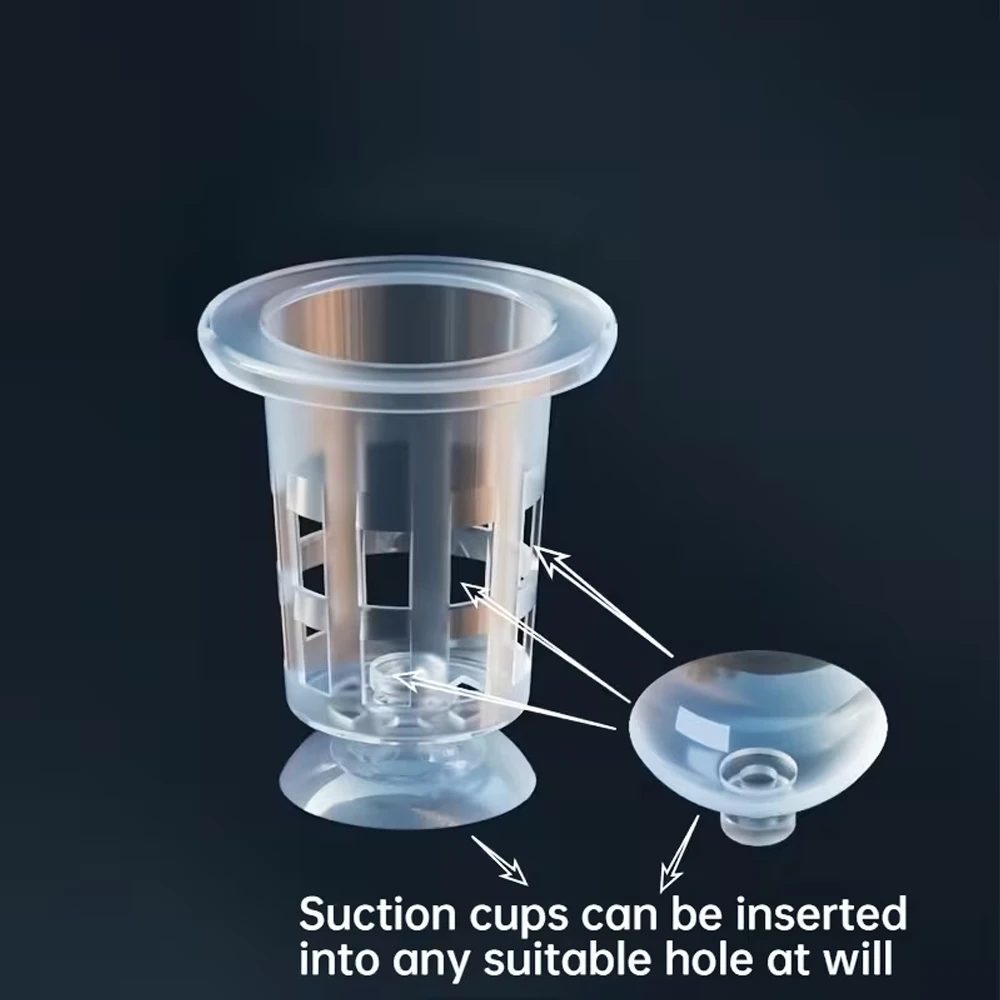 淡水水槽植栽用の水耕栽培ネットポット、吸盤ベース、土を使わな - Aquarium Planted Seeds のレビューと価格