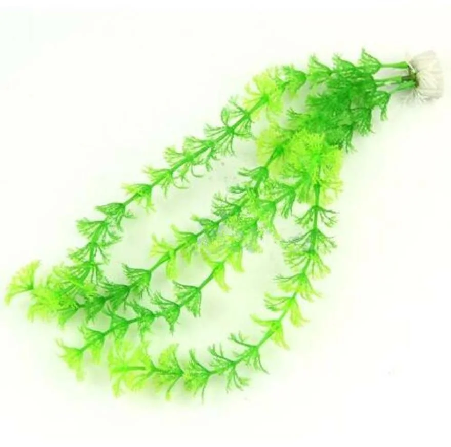 プラスチック水族館の水槽の装飾水雑草植物人工緑の草 - Aquarium Planted Seeds のレビューと価格