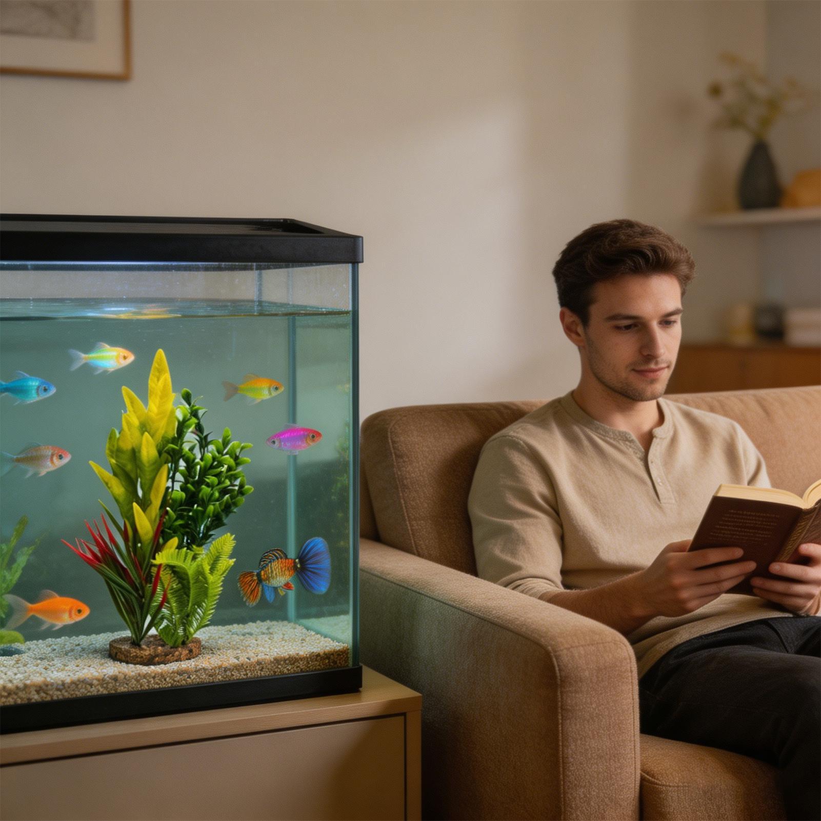 水槽用人工植物 エビタンクの装飾 ベタタンクの装飾 繁殖者、 - Planted Aquarium For Beginners のレビューと価格