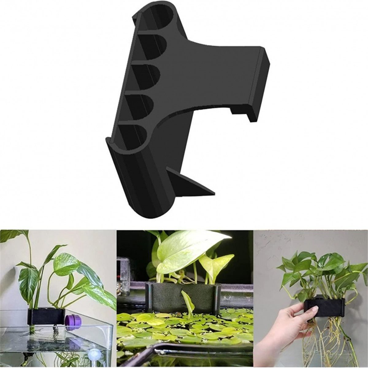 (ABAB) 水槽用植物ホルダー 水槽用吊り下げ式水生プラン - Emersed Plants Aquarium のレビューと価格