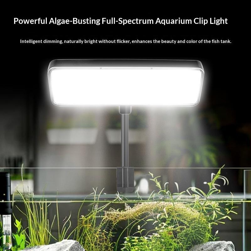 【HG】LED防水水槽ライト 360度調整可能角度 タイマー - Aquarium Plant Light Spectrum のレビューと価格