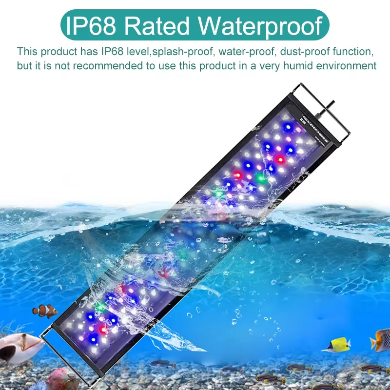 新型75cmフルスペクトルLED水槽ライト 魚タンク、サンゴ - Planted Aquarium Hours のレビューと価格