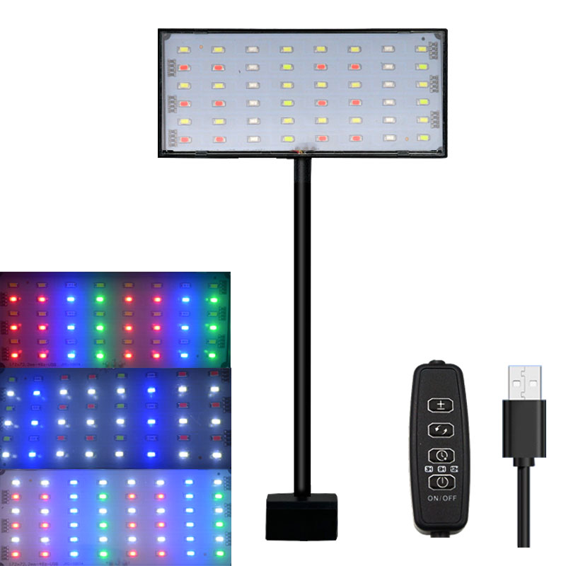 水槽用フルスペクトルLEDライト、サイクルタイマー付き、3色 - Aquarium Plant Light Spectrum のレビューと価格