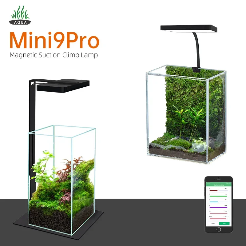 WEEK AQUA Mag Pro USBナノ水槽ライト 水 - Aquarium Plant Light Spectrum のレビューと価格