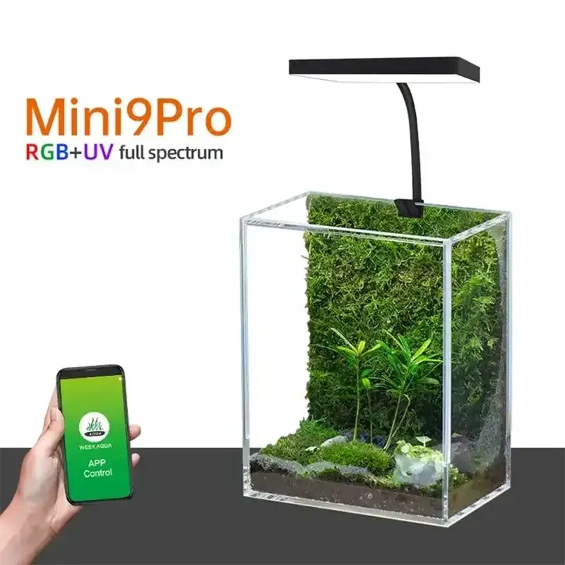 WEEK AQUA Mag Pro USBナノ水槽ライト 水 - Aquarium Plant Light Spectrum のレビューと価格