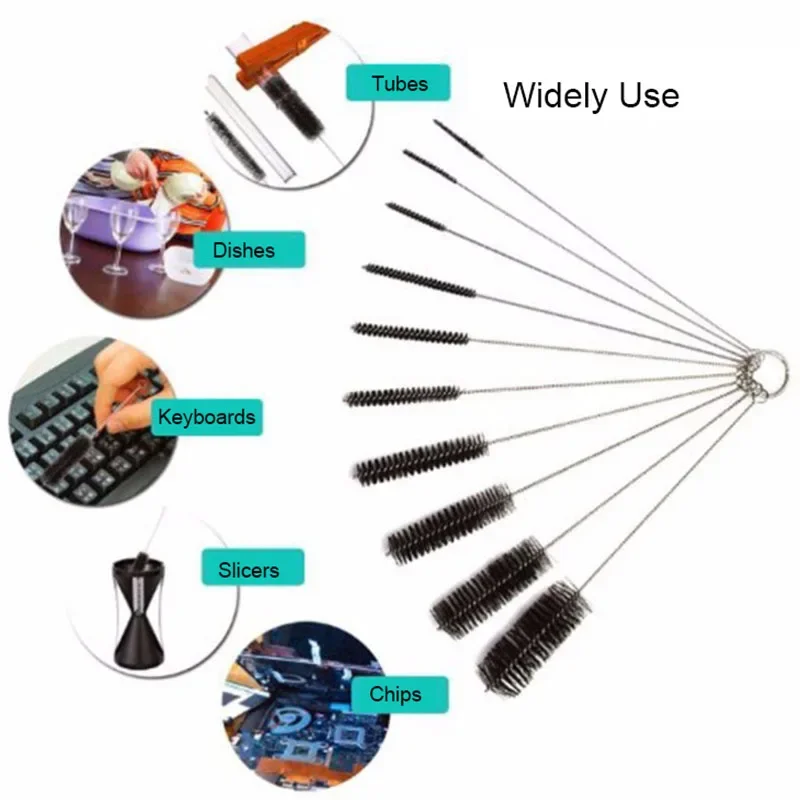 10 ピース/セット水族館チューブパイプクリーニングブラシス - Planted Aquarium Maintenance Kit のレビューと価格