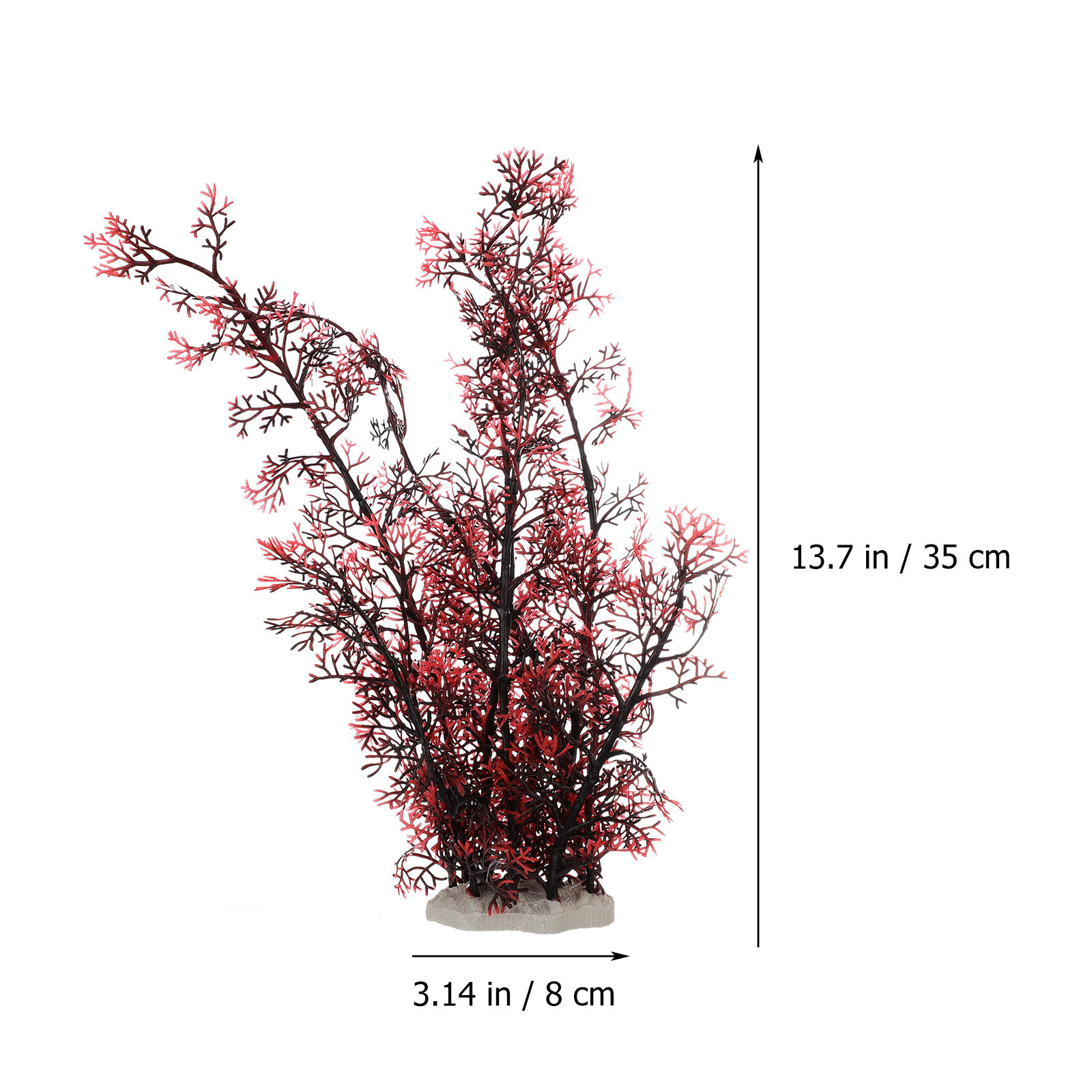 2個入りシミュレーション水生植物装飾、水槽用草飾り、リアルな - Planted Aquarium Models のレビューと価格
