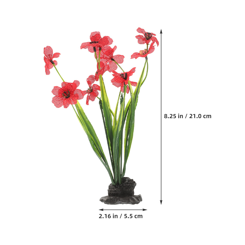 3個入り水槽装飾品 リアルなプラスチック製水生植物 初心者向 - Planted Aquarium For Beginners のレビューと価格