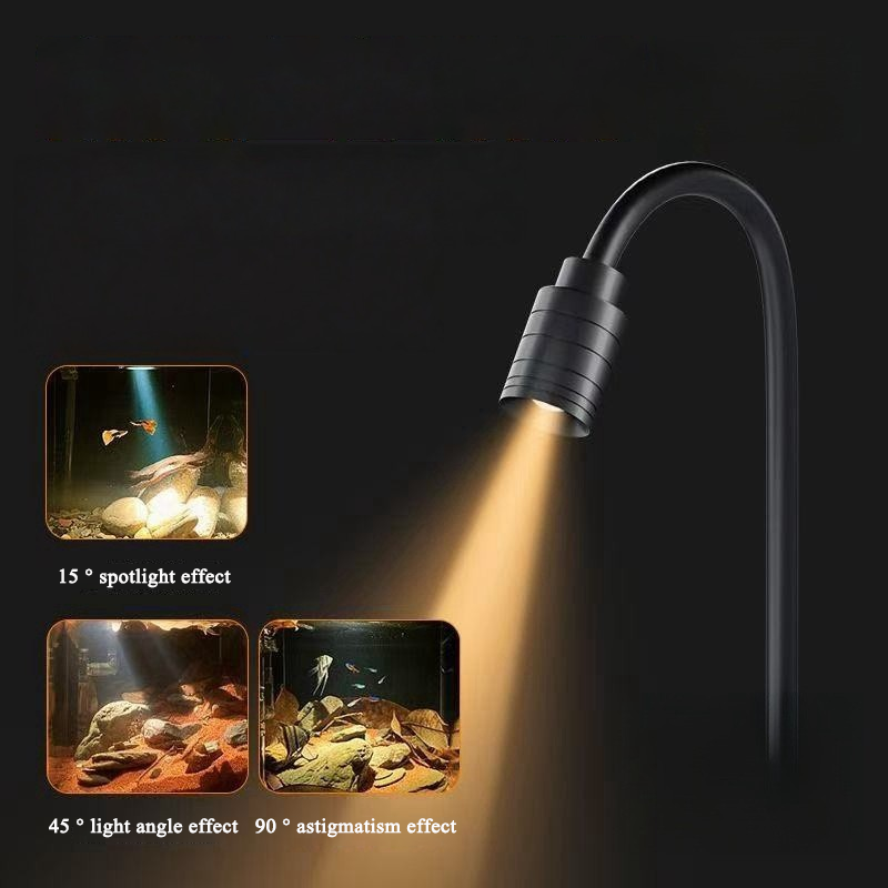 水族館ライト フルスペクトル水槽 LED ズーム可能なライト - Aquarium Plant Light Spectrum のレビューと価格