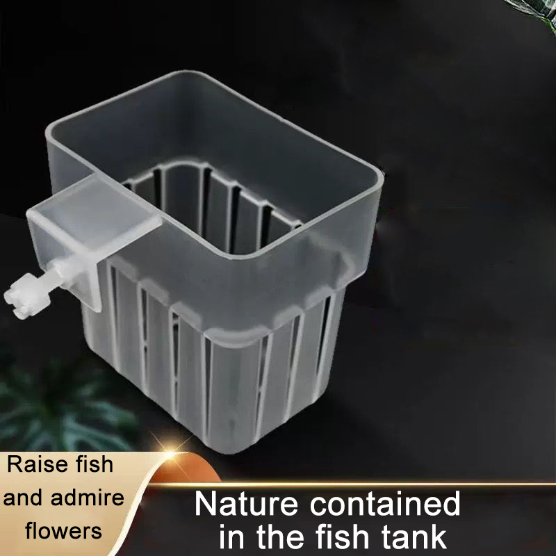水槽用透明水耕栽培バスケット 壁掛け式上陸植物スタンド -  - Aquarium Planted Seeds のレビューと価格