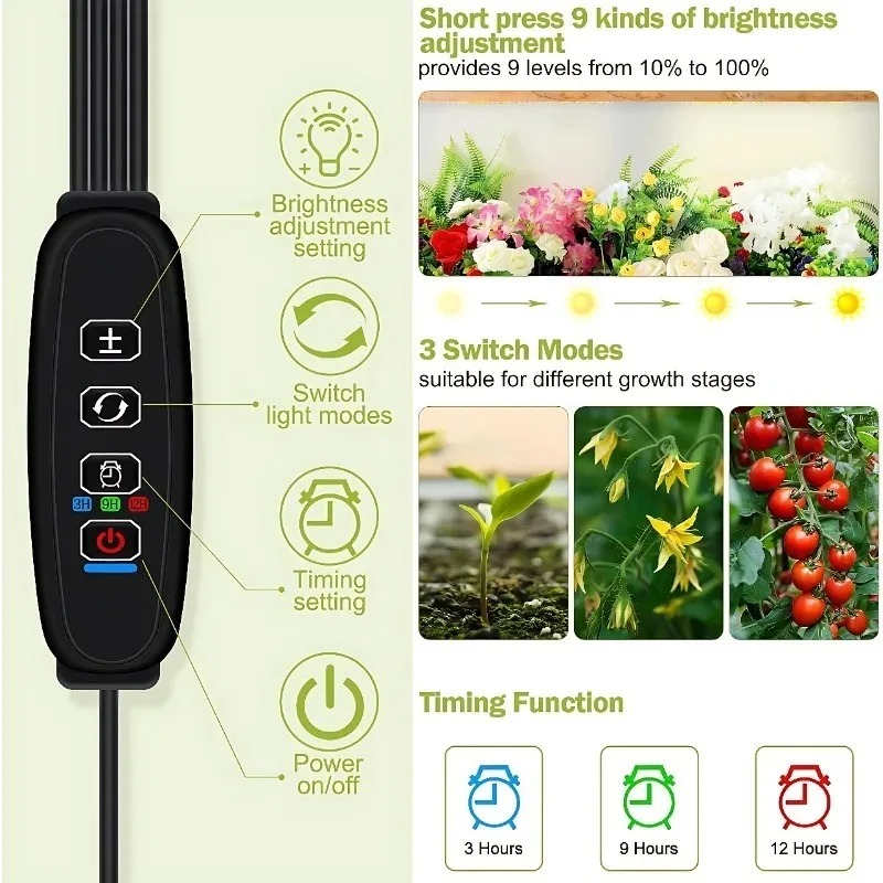 植物成長ライト LED 栽培フルスペクトル調光可能な屋内水族 - Aquarium Plant Light Spectrum のレビューと価格