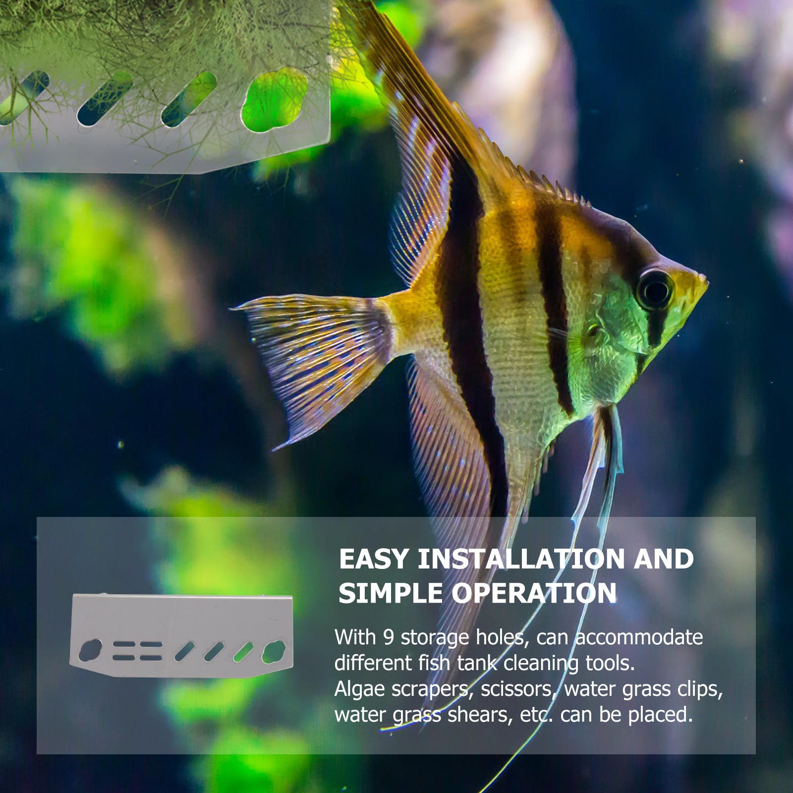 1個入り水槽用ツールラック ステンレス製 水草ツールオーガナ - Planted Aquarium Supplies のレビューと価格