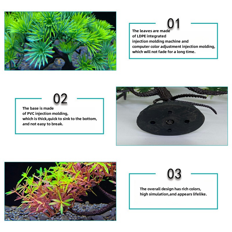 水族館の装飾,魚の木,人工植物,花の装飾,ポルノフィッシュの - Aquarium Planted Seeds のレビューと価格