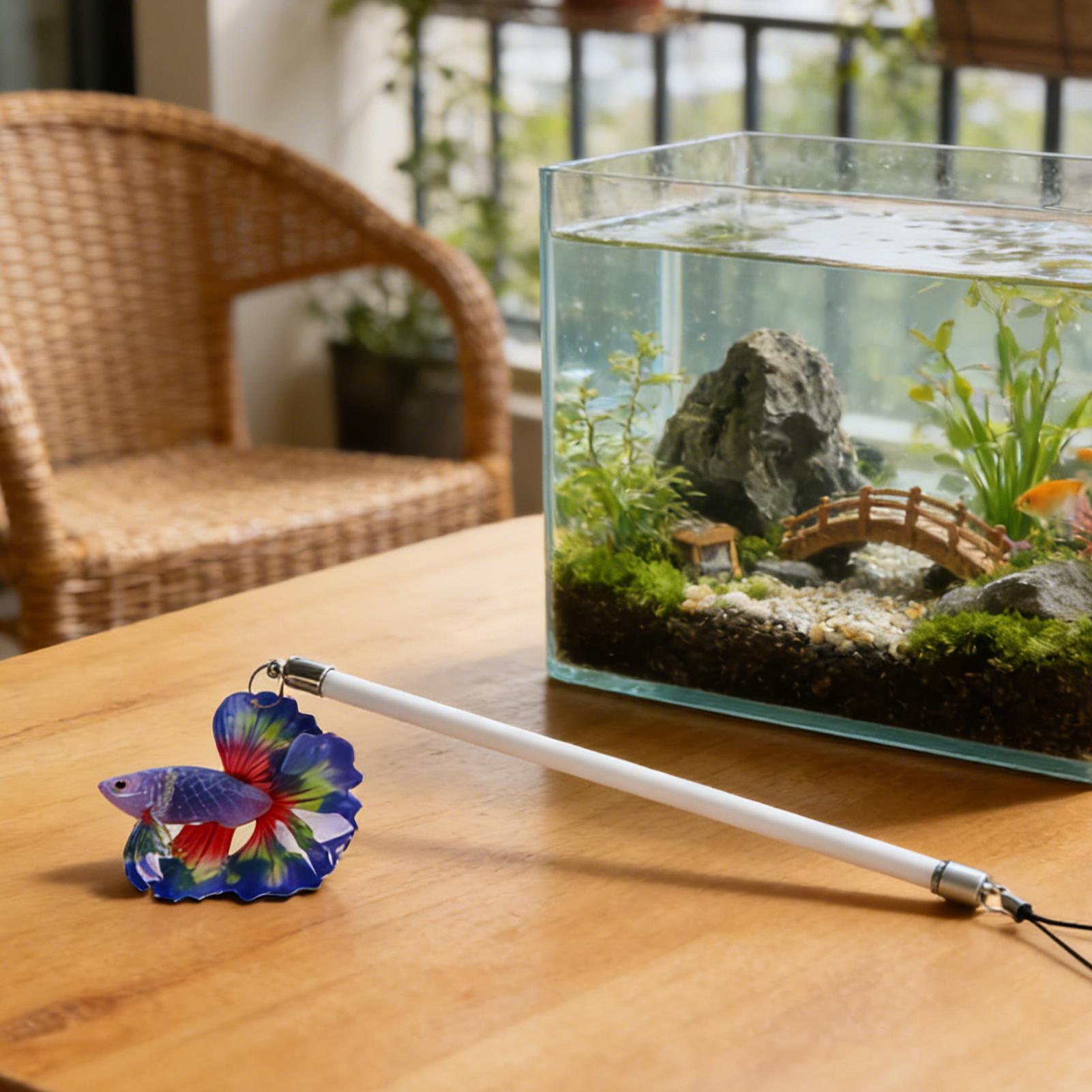 ベタ用フィッシュトレーニングワンド インタラクティブエンリッ - Planted Aquarium For Beginners のレビューと価格