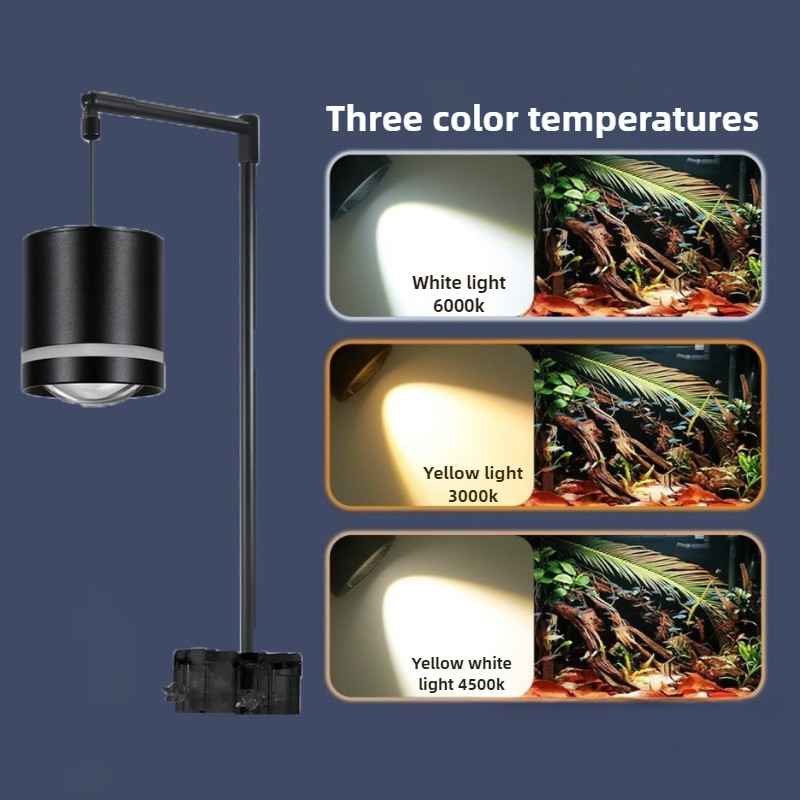 クリップオン水槽ライト フルスペクトルライト 変化する水族館 - Aquarium Plant Light Spectrum のレビューと価格