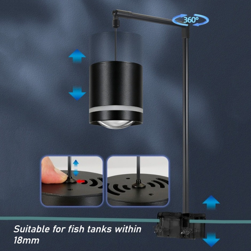 クリップオン水槽ライト フルスペクトルライト 変化する水族館 - Aquarium Plant Light Spectrum のレビューと価格