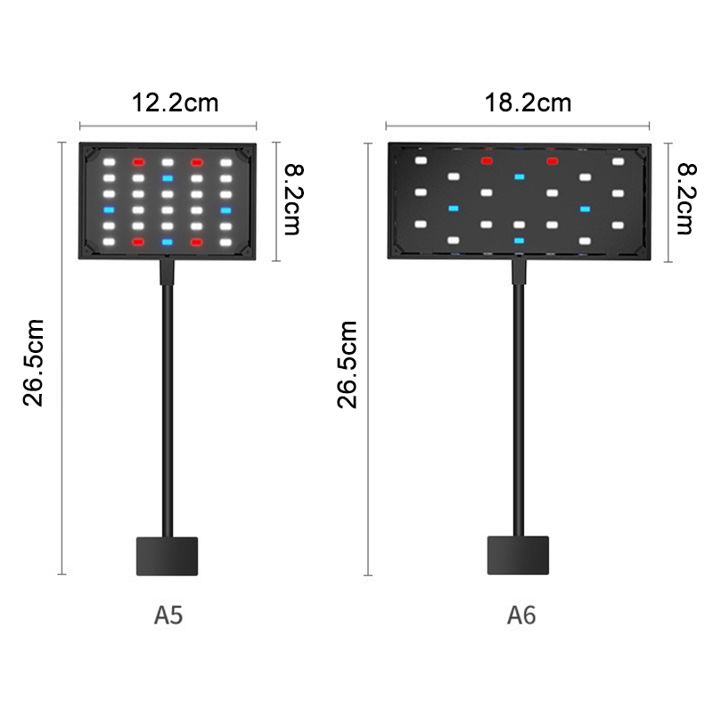 水族館 USB LED ライトフルスペクトル水生植物成長ラン - Aquarium Plant Light Spectrum のレビューと価格