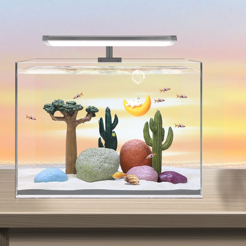 水槽の装飾水族館サボテンモデル DIY シーンモデルミニチュ - Planted Aquarium Models のレビューと価格