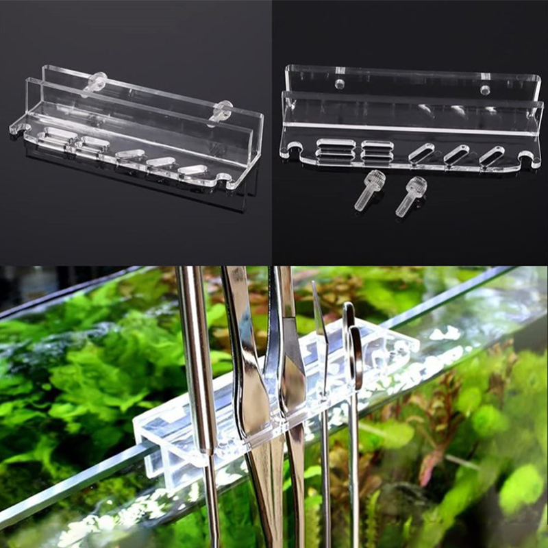 水族館植物ツール収納ラックアクリルホルダーピンセットスクレー - Aquarium Plant Utensils のレビューと価格
