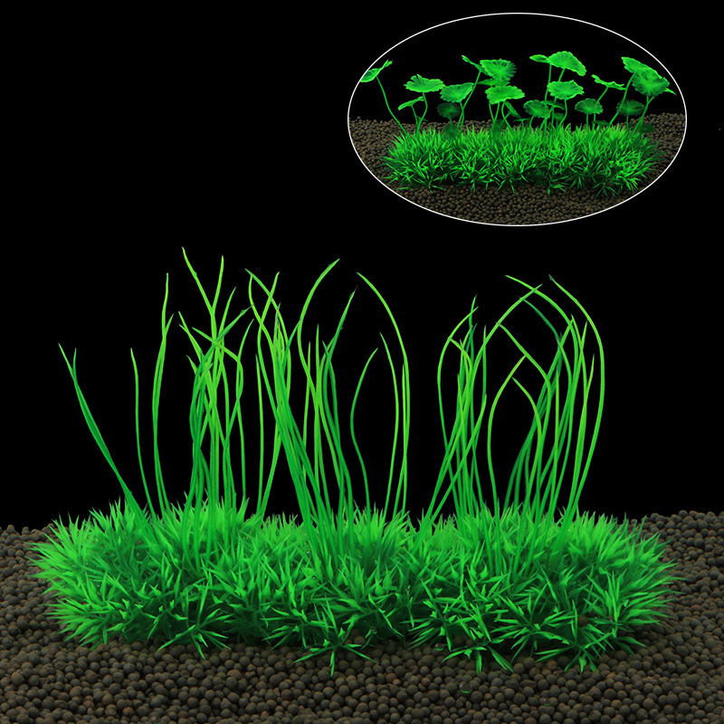 1PC 人工水族館水植物装飾現実的な草モデルと蓮の葉のデザイ - Planted Aquarium Models のレビューと価格